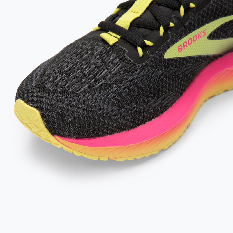 Кросівки для бігу жіночі Brooks Revel 7 black/pink/lemon tonic 7