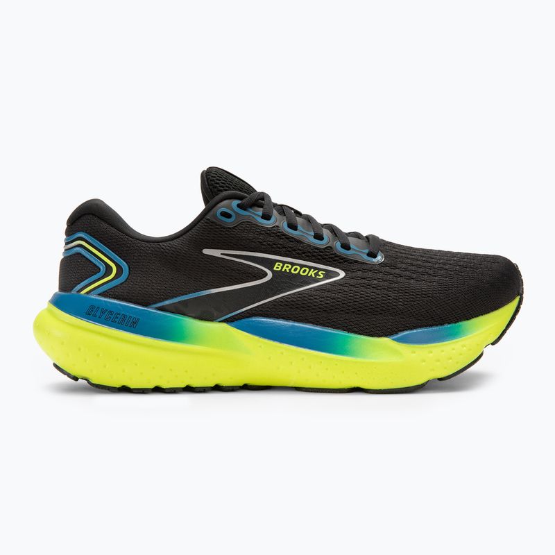 Кросівки для бігу чоловічі Brooks Glycerin 21 black/blue/nightlife 2