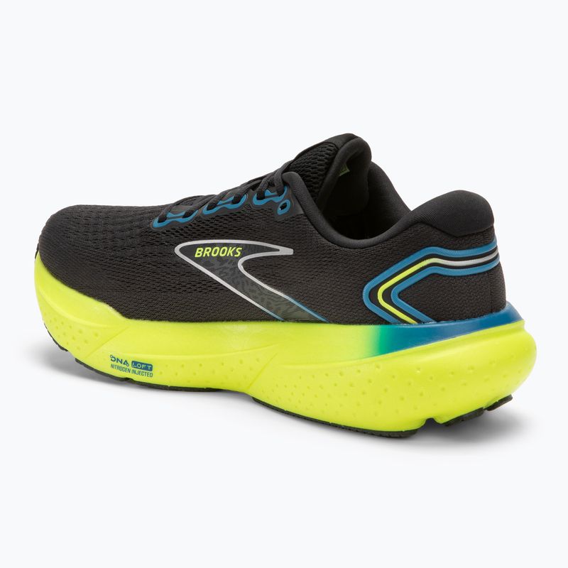 Кросівки для бігу чоловічі Brooks Glycerin 21 black/blue/nightlife 3