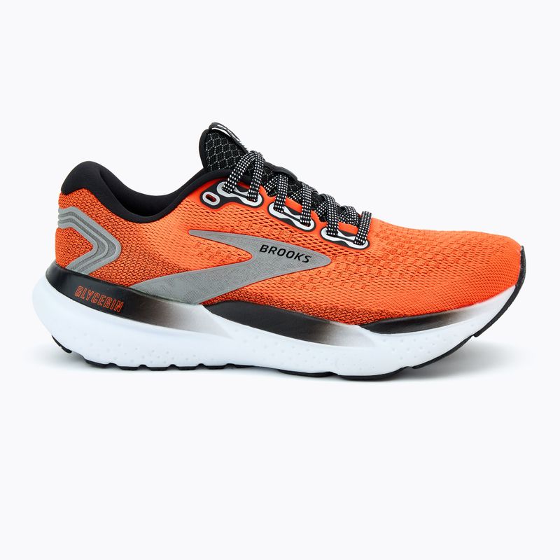 Кросівки для бігу чоловічі Brooks Glycerin 21 orange/black/white 2