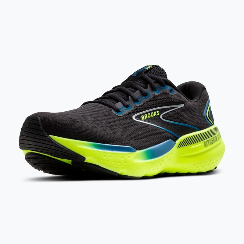 Кросівки для бігу чоловічі Brooks Glycerin GTS 21 black/blue/nightlife 11