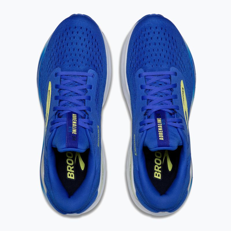 Кросівки для бігу чоловічі Brooks Adrenaline GTS 24 cobalt/neo yellow/peacoat 12