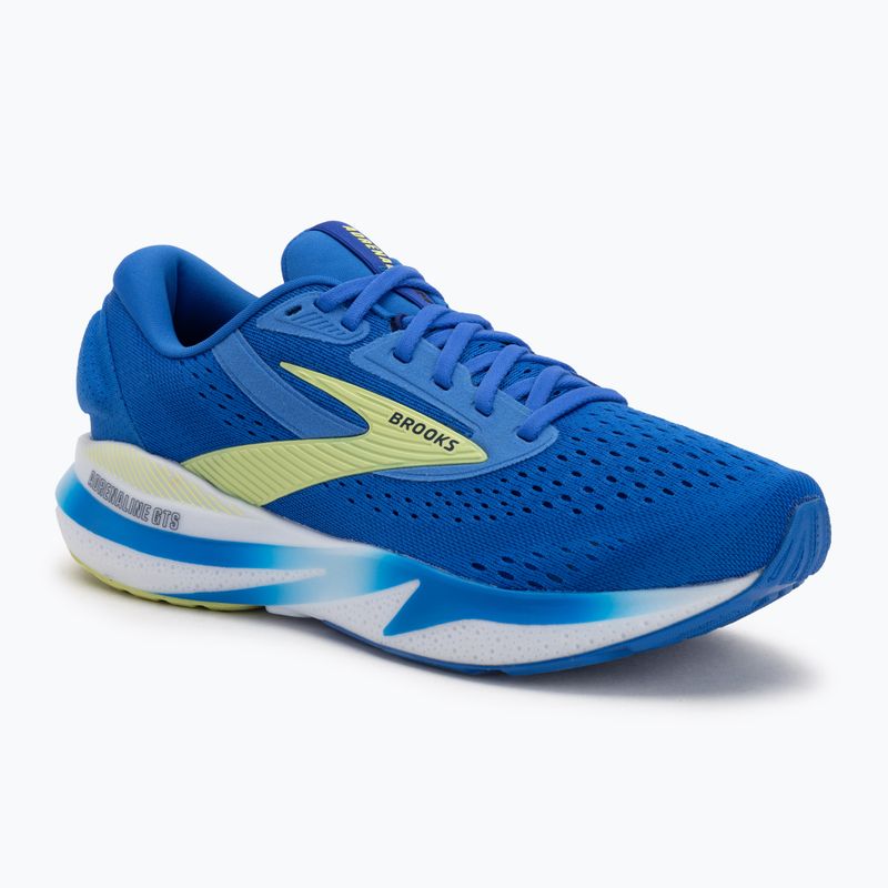 Кросівки для бігу чоловічі Brooks Adrenaline GTS 24 wide fit cobalt/neo yellow/peacoat