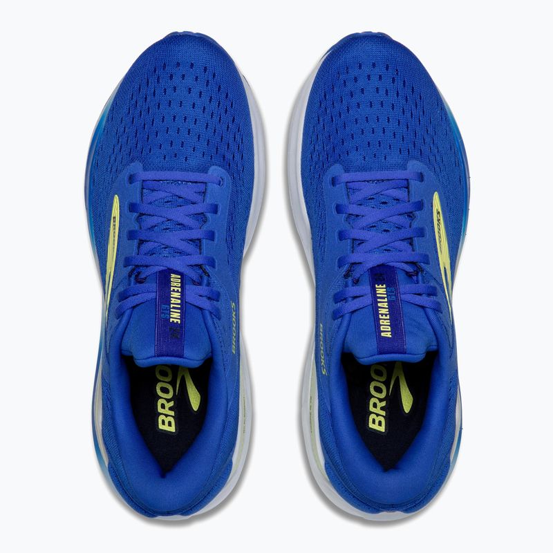 Кросівки для бігу чоловічі Brooks Adrenaline GTS 24 wide fit cobalt/neo yellow/peacoat 12