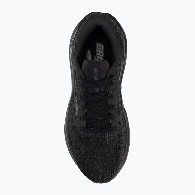 Кросівки для бігу жіночі Brooks Adrenaline GTS 24 black/black/ebony 5