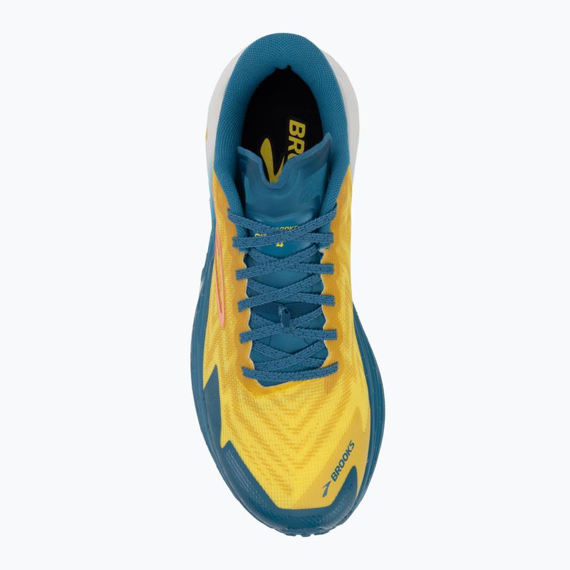 Кросівки для бігу чоловічі Brooks Catamount 4 quince/ celestial/neo ember 5