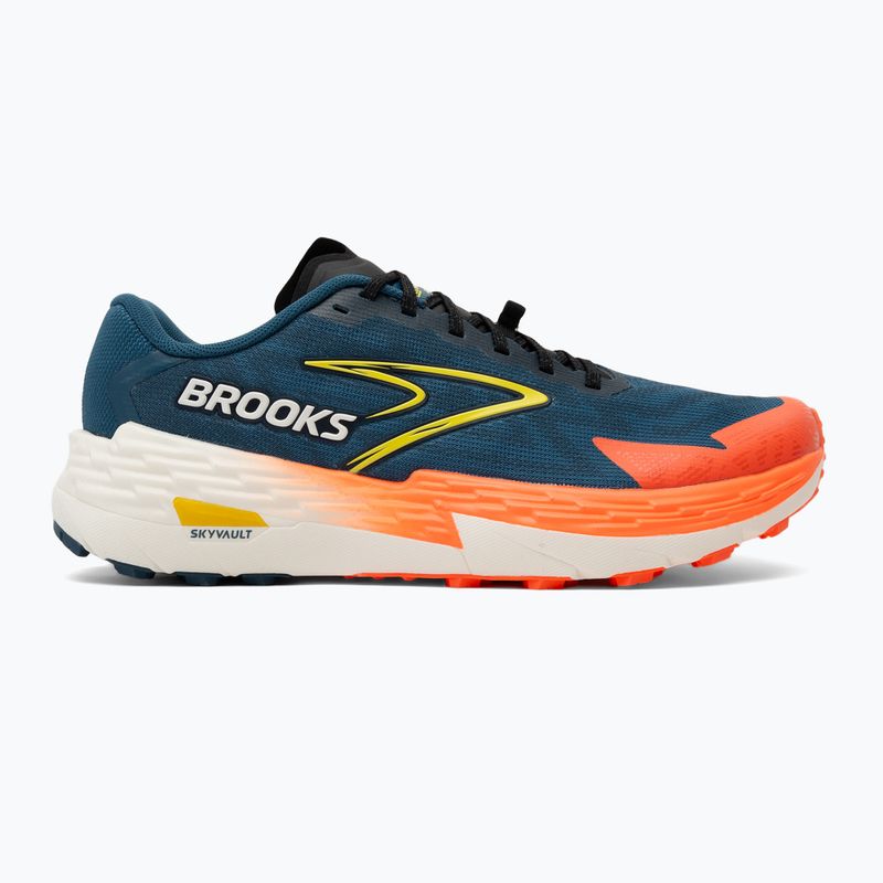 Кросівки для бігу чоловічі Brooks Catamount 4 legion blue/celestial/flame 2