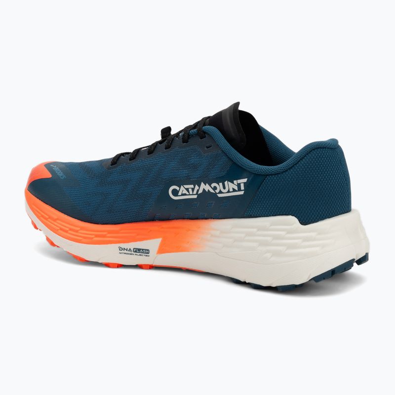 Кросівки для бігу чоловічі Brooks Catamount 4 legion blue/celestial/flame 3