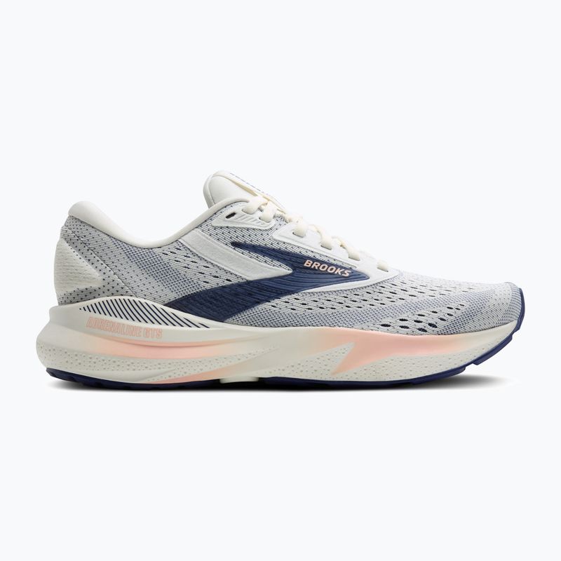 Кросівки для бігу жіночі Brooks Adrenaline GTS 24 grey/blue ribbon/peach 9