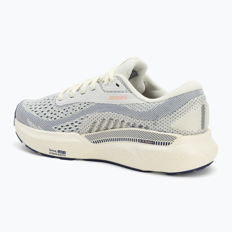 Кросівки для бігу жіночі Brooks Adrenaline GTS 24 grey/blue ribbon/peach 3