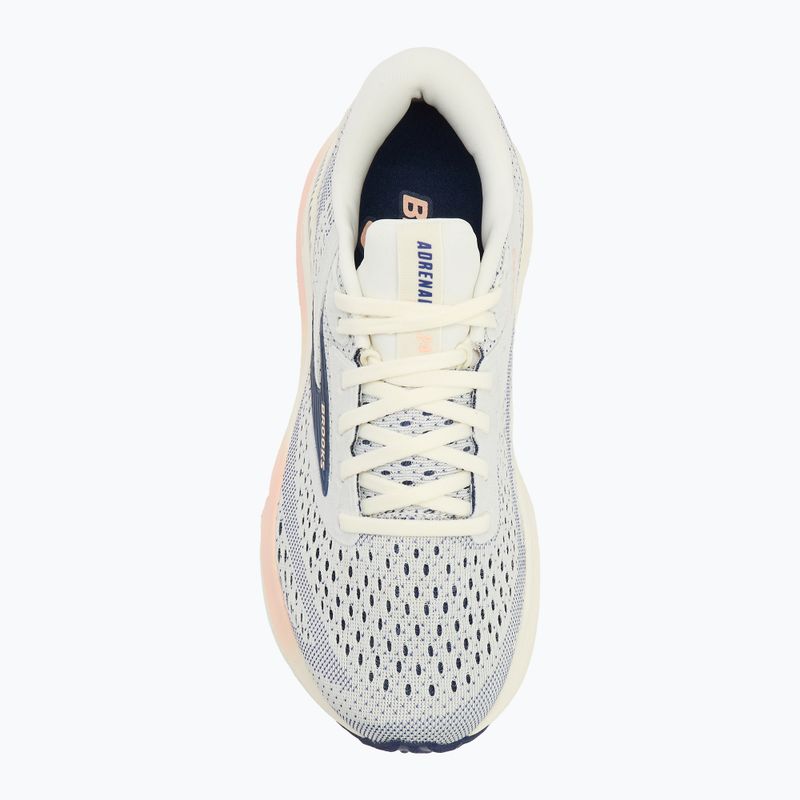 Кросівки для бігу жіночі Brooks Adrenaline GTS 24 grey/blue ribbon/peach 5