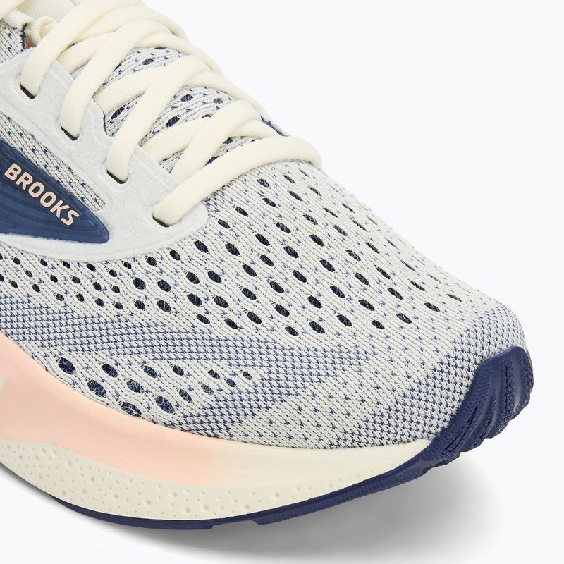 Кросівки для бігу жіночі Brooks Adrenaline GTS 24 grey/blue ribbon/peach 7
