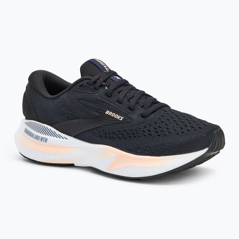 Кросівки для бігу жіночі Brooks Adrenaline GTS 24 black/peach/peacoat