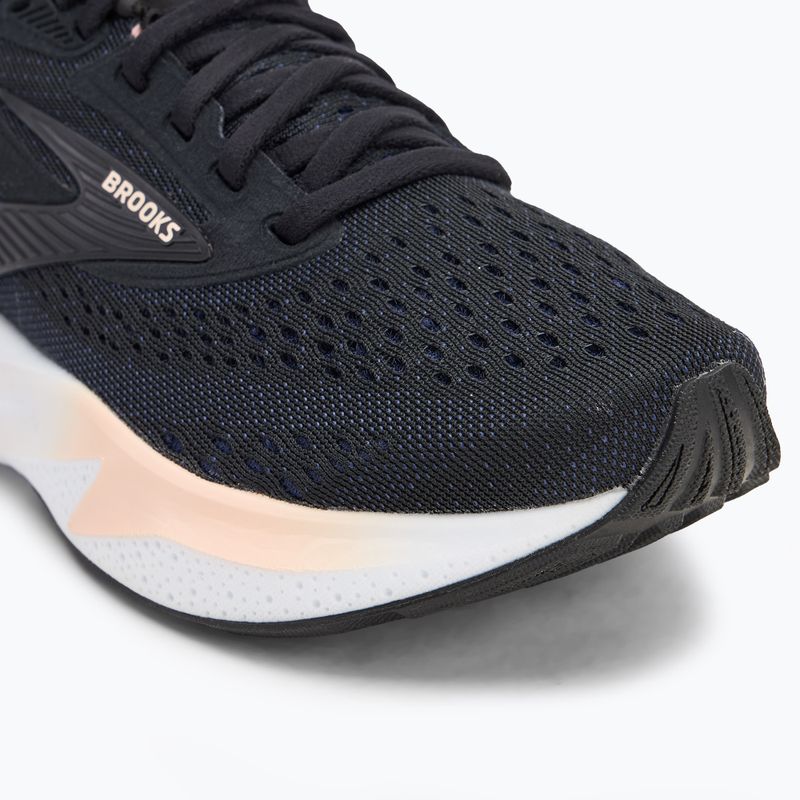 Кросівки для бігу жіночі Brooks Adrenaline GTS 24 black/peach/peacoat 7