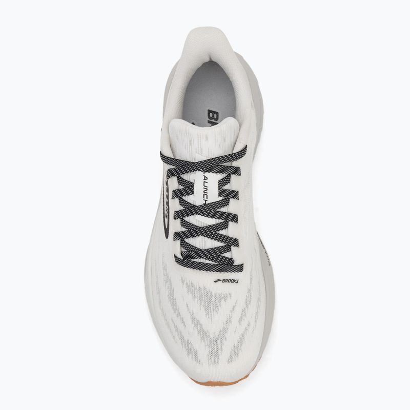 Кросівки для бігу чоловічі Brooks Launch 11 white/grey/black 5
