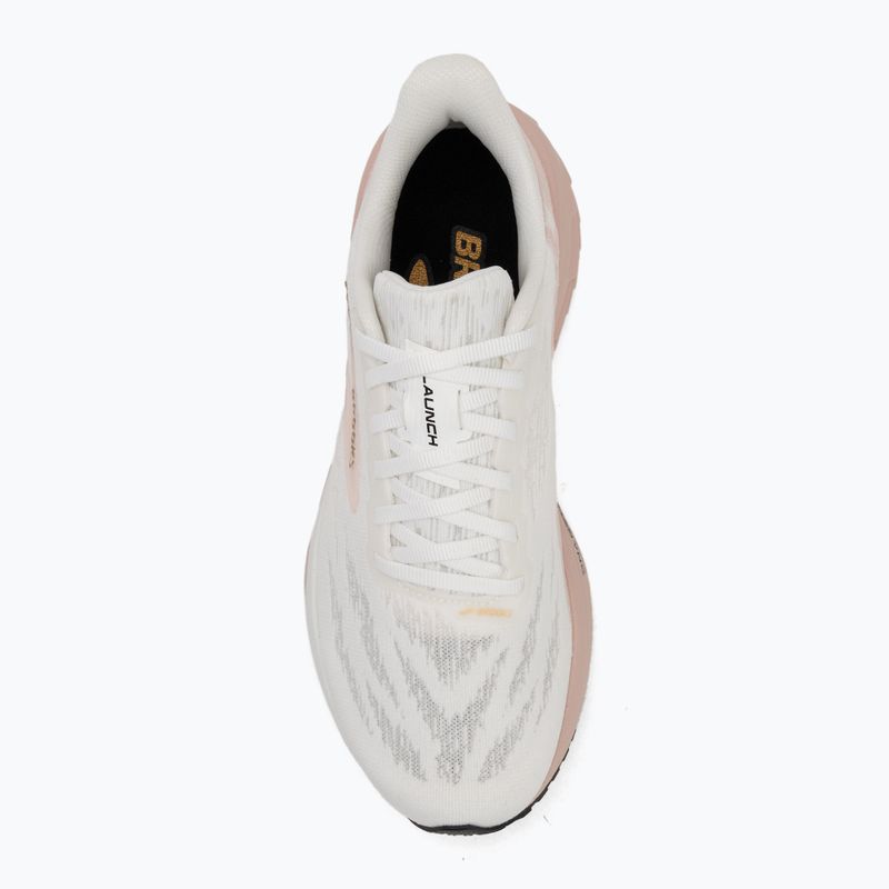 Кросівки для бігу жіночі Brooks Launch 11 white/gold/pink 5