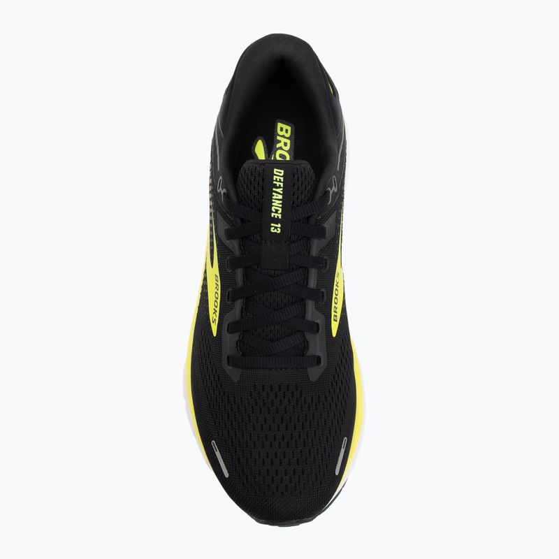 Чоловічі бігові кросівки Brooks Defyance 13 black/yellow/white 5