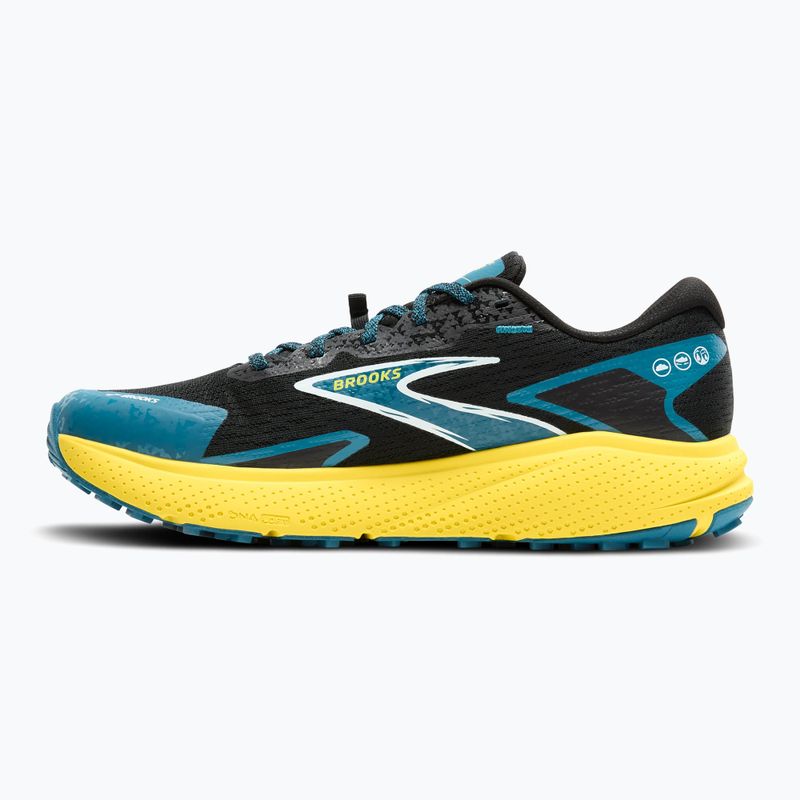 Чоловічі кросівки Brooks Divide 5 чорний / небесний / айва 3