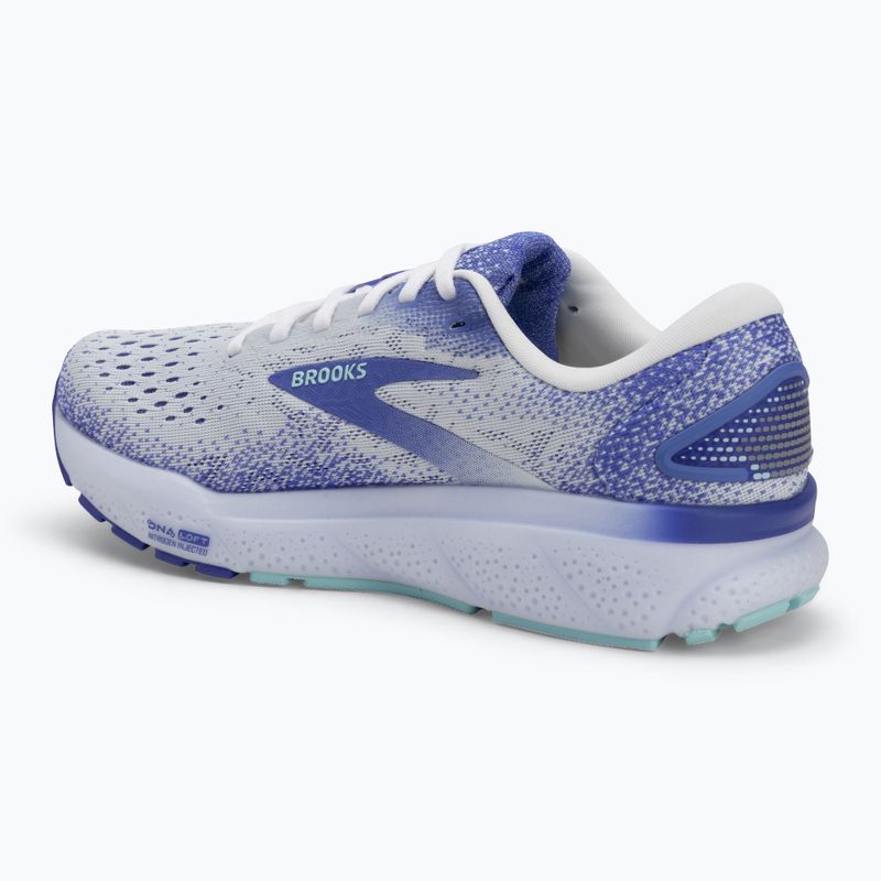 Жіночі бігові кросівки Brooks Ghost 16 білий/синій ампаро/кожана оболонка 3