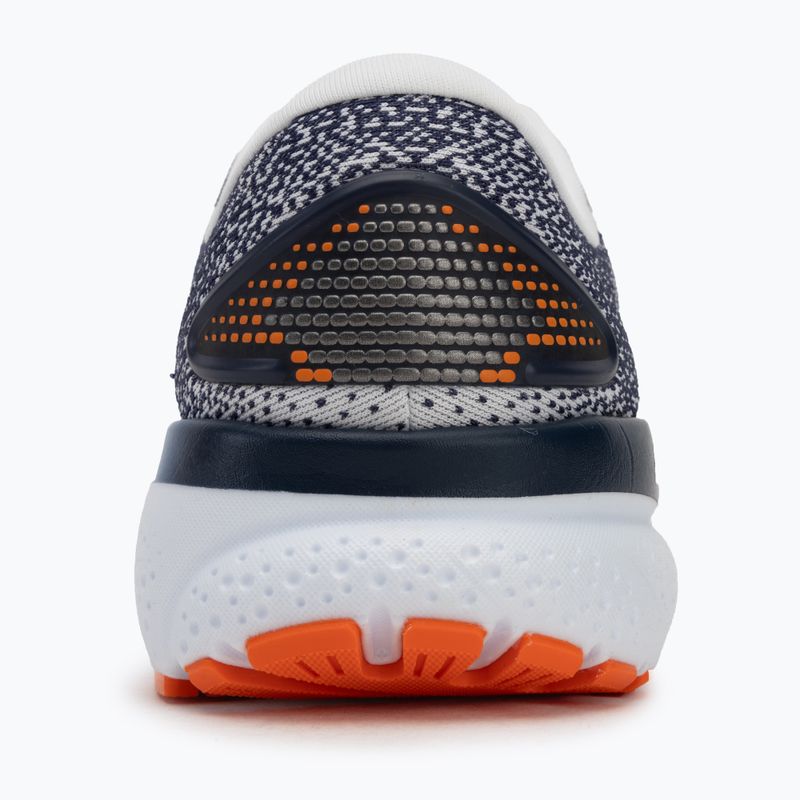 Кросівки для бігу чоловічі Brooks Ghost 16 white/peacoat/orange 6