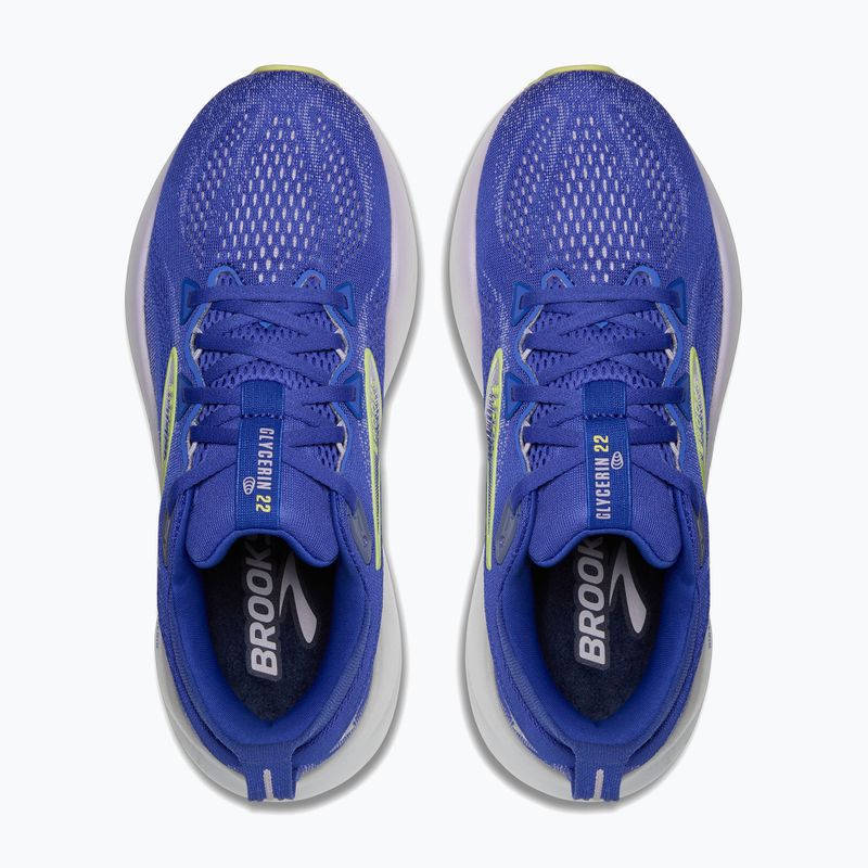 Кросівки для бігу жіночі Brooks Glycerin 22 amparo blue/hyper iris/yellow 11