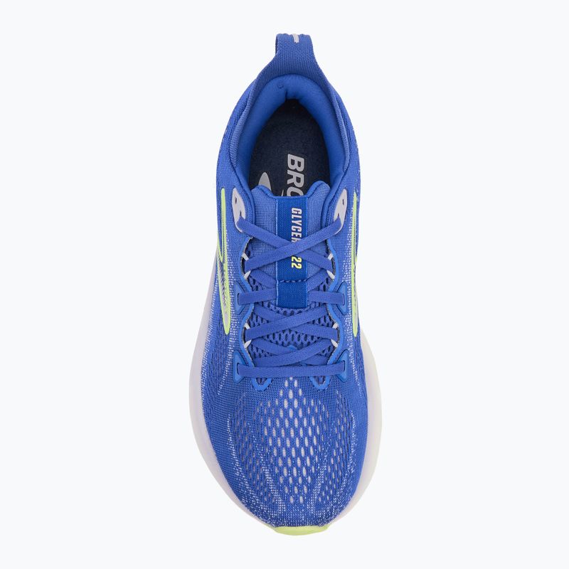 Кросівки для бігу жіночі Brooks Glycerin 22 amparo blue/hyper iris/yellow 5