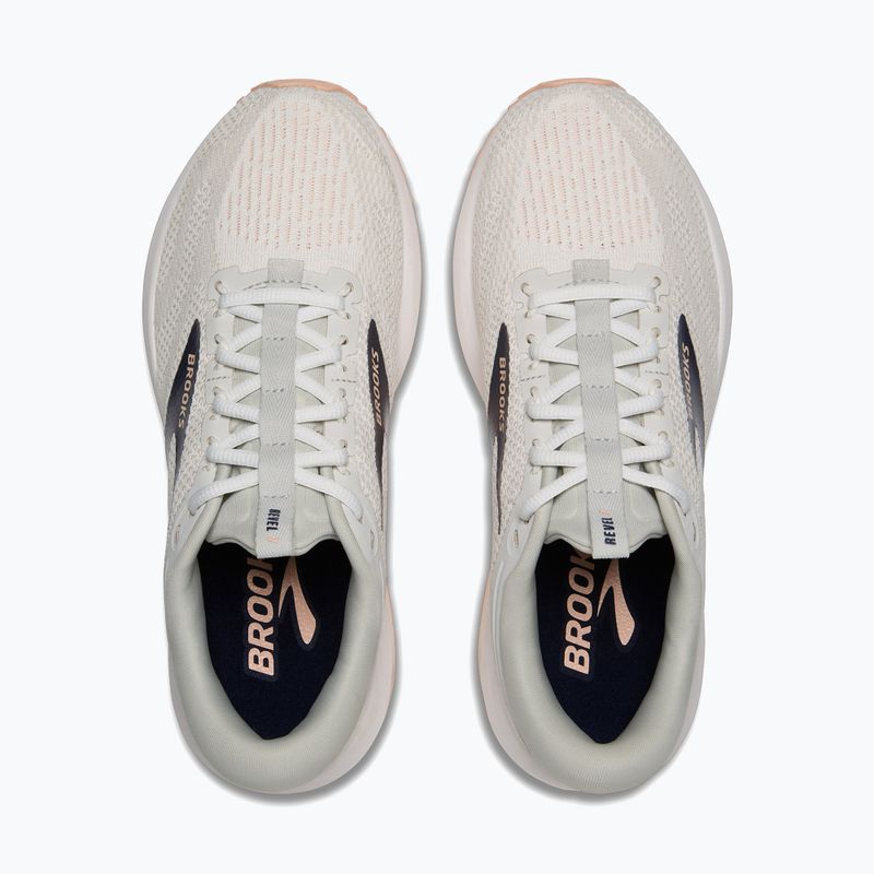 Кросівки для бігу жіночі Brooks Revel 7 oyster/white/tropical peach 11