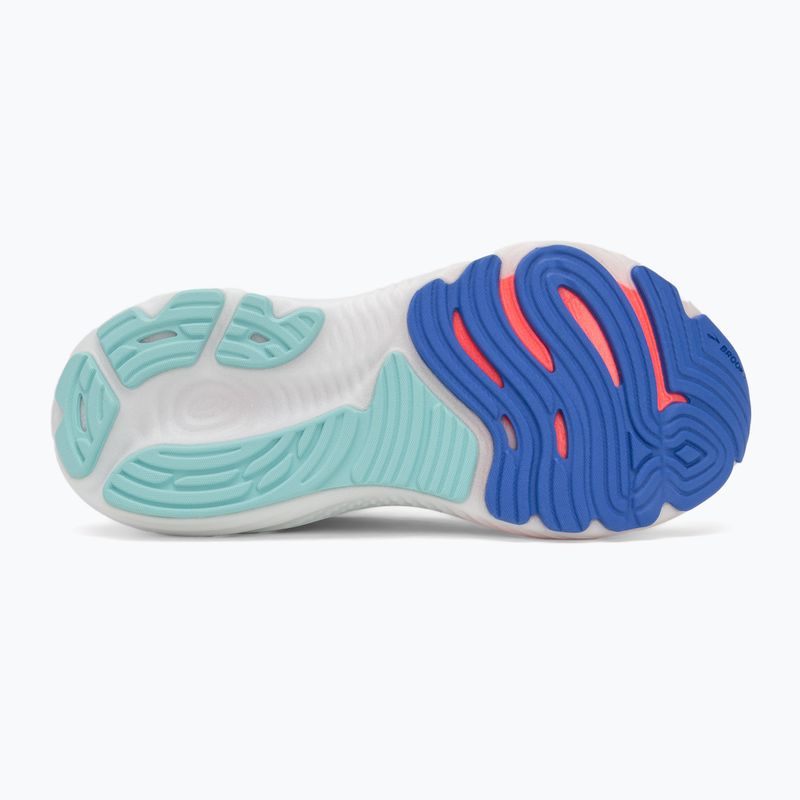 Кросівки для бігу жіночі Brooks Glycerin GTS 22 white/limpet shell/amparo blue 4