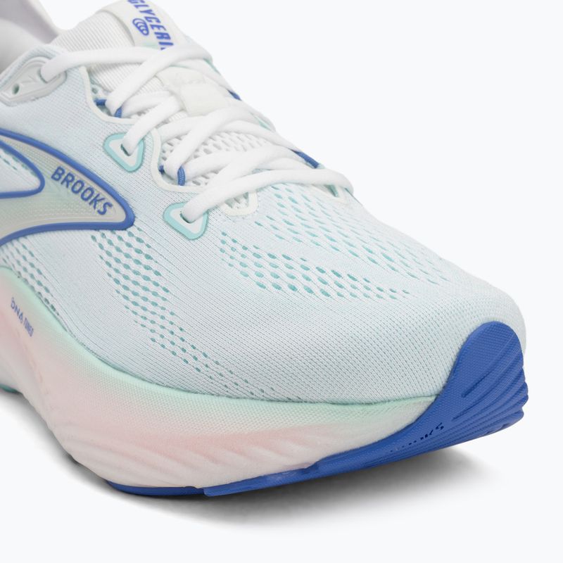 Кросівки для бігу жіночі Brooks Glycerin GTS 22 white/limpet shell/amparo blue 7