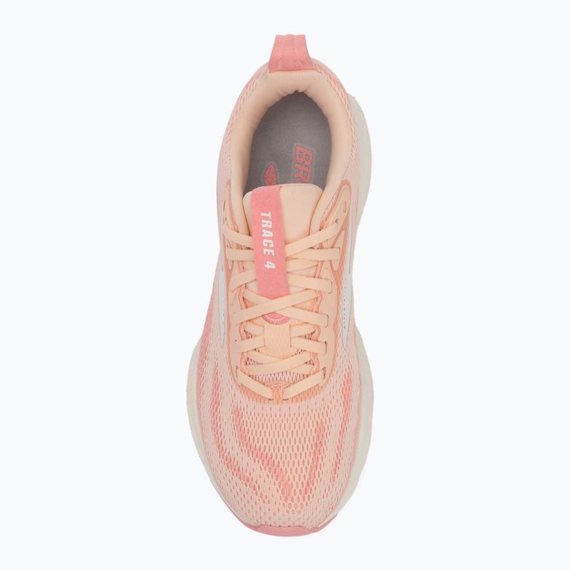 Кросівки для бігу жіночі Brooks Trace 4 tropical peach/dianthus/ grey 5