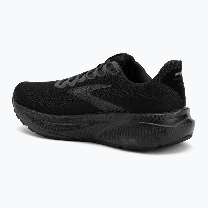 Кросівки для бігу чоловічі Brooks Ghost 17 black/black/ebony 3