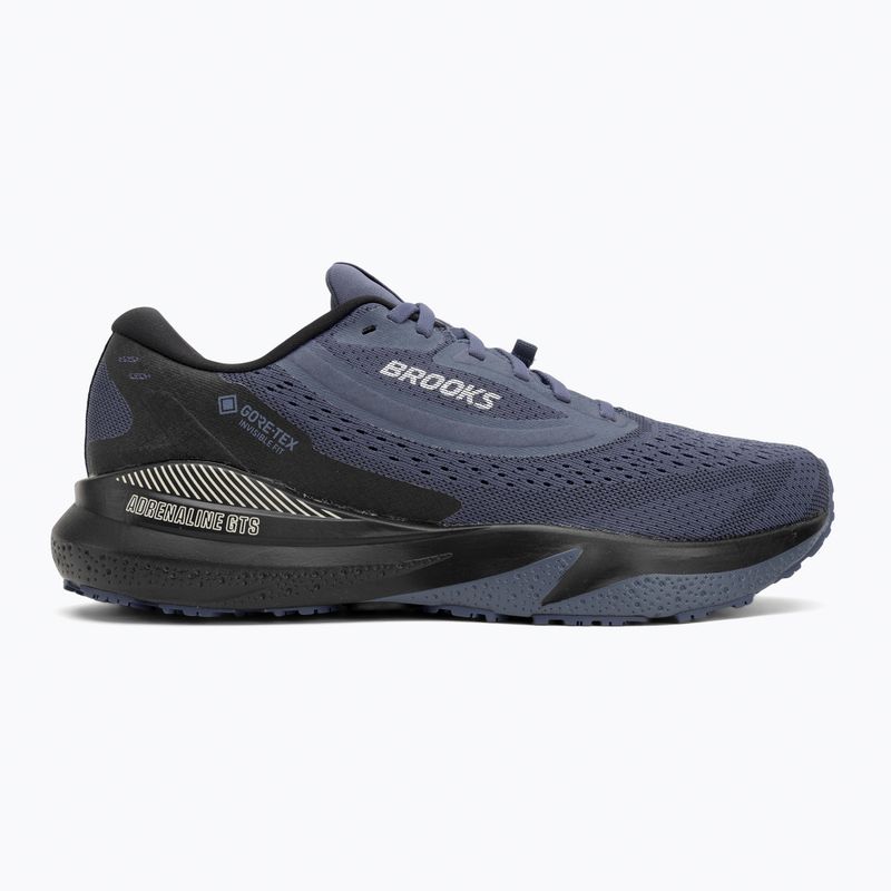 Кросівки для бігу чоловічі Brooks Adrenaline GTS 24 GTX black/nighthadow/coconut 2