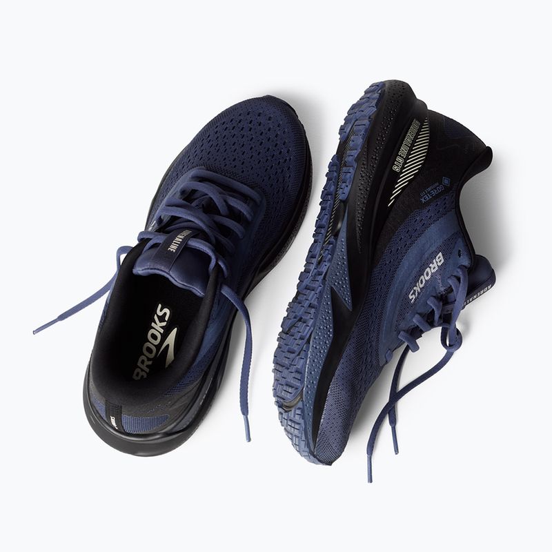 Чоловічі кросівки для бігу Brooks Adrenaline GTS 24 GTX black/nighthadow/coconut 15