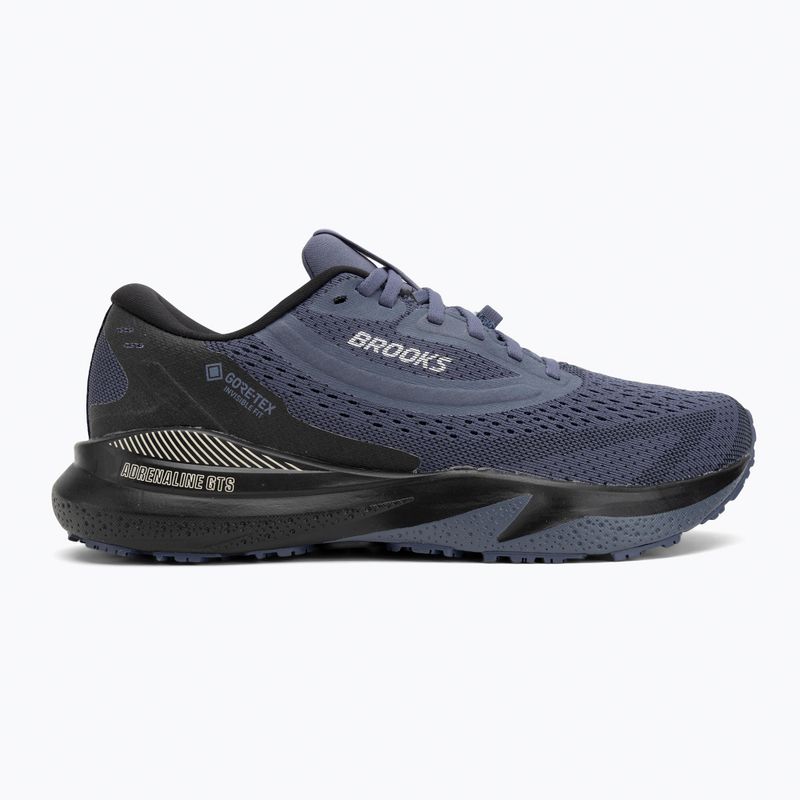 Кросівки для бігу жіночі Brooks Adrenaline GTS 24 GTX black/nighthadow/coconut 2