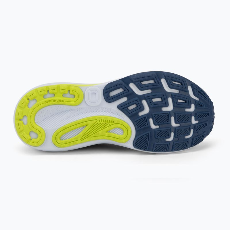 Кросівки для бігу чоловічі Brooks Adrenaline GTS 24 navy peony/black/acid lime 4