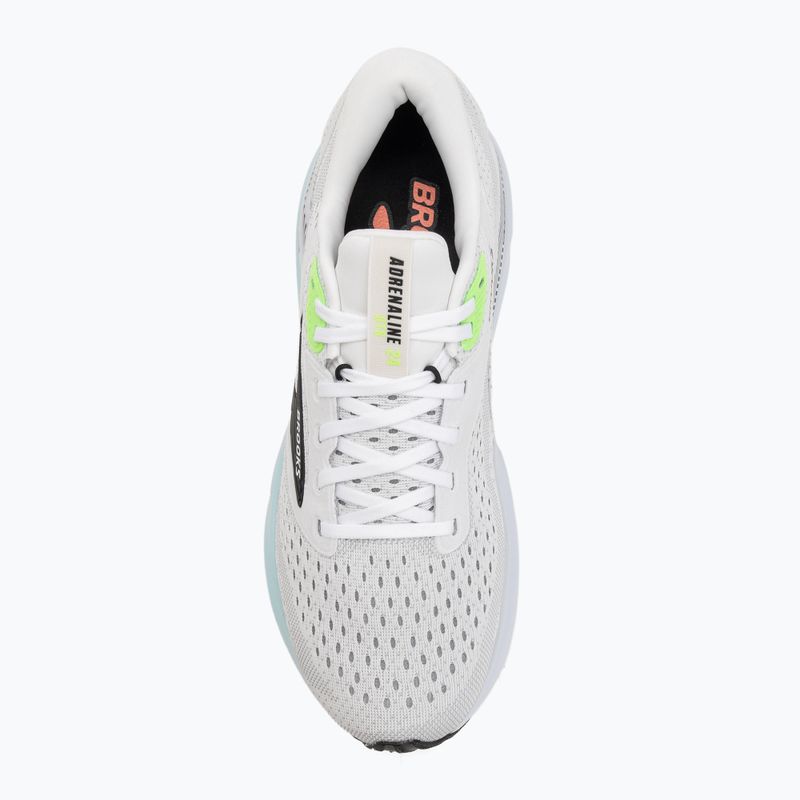 Кросівки для бігу чоловічі Brooks Adrenaline GTS 24 white/gecko/atomizer 5