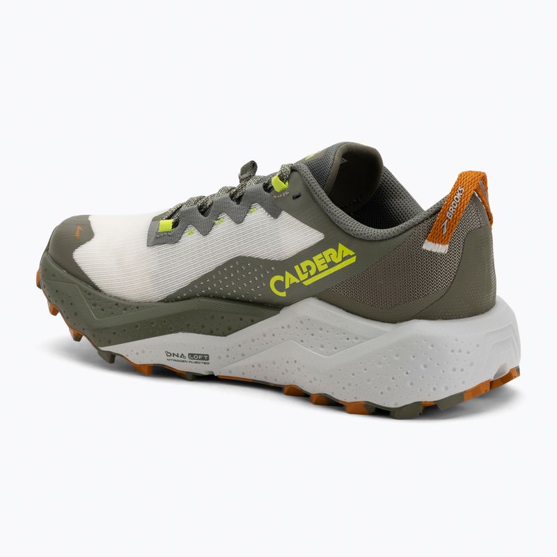 Кросівки для бігу чоловічі Brooks Caldera 8 dusty olive/lime/oyster 3