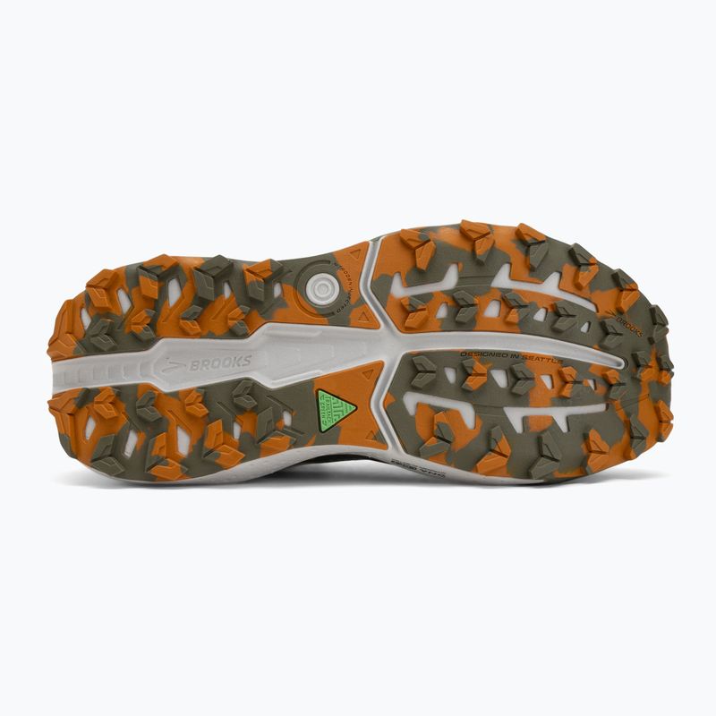 Кросівки для бігу чоловічі Brooks Caldera 8 dusty olive/lime/oyster 4