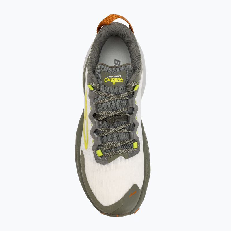 Кросівки для бігу чоловічі Brooks Caldera 8 dusty olive/lime/oyster 5
