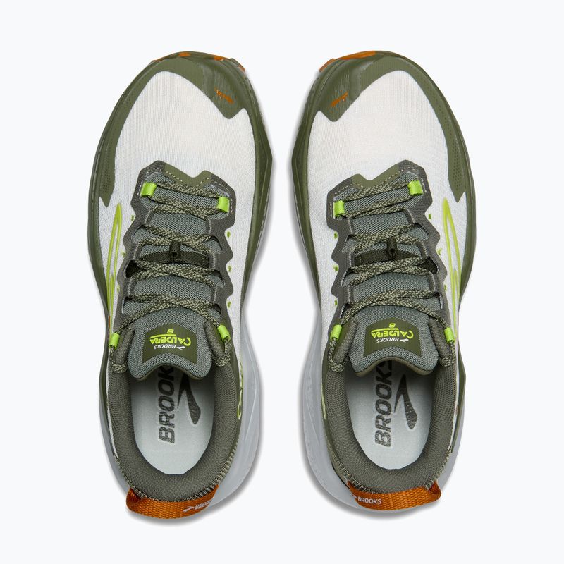 Чоловічі кросівки для бігу Brooks Caldera 8 dusty olive/lime/oyster 8