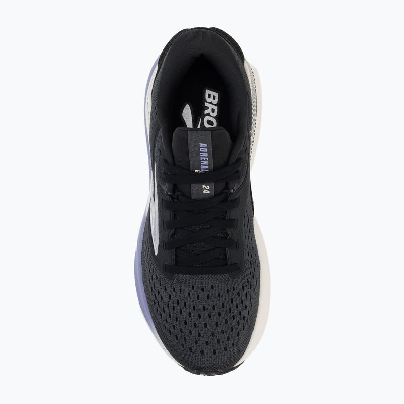Кросівки для бігу жіночі Brooks Adrenaline GTS 24 ebony/blue heron/silver 5