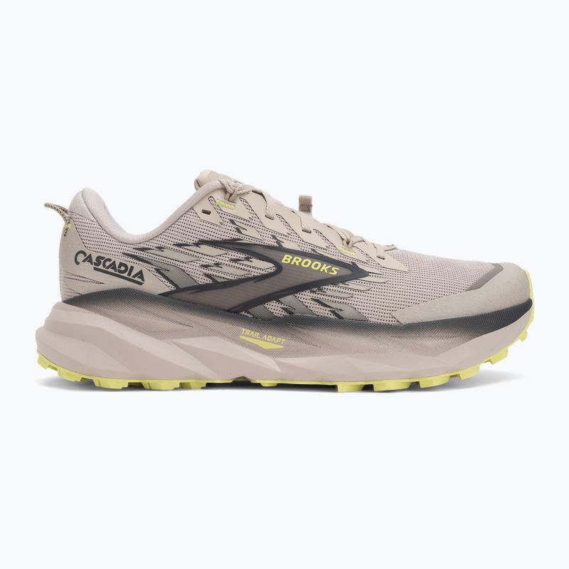 Кросівки для бігу чоловічі Brooks Cascadia 19 chateau/ebony/sunny lime 2