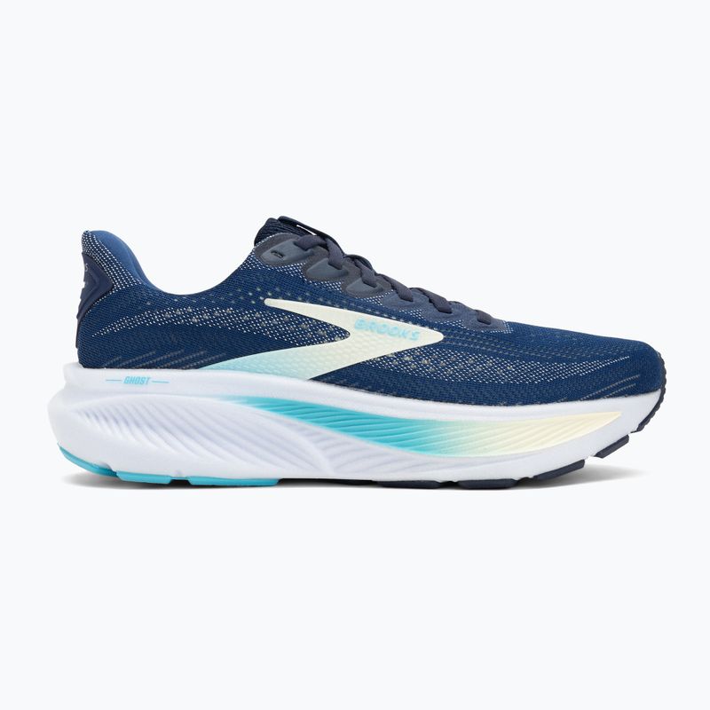 Кросівки для бігу жіночі Brooks Ghost 17 navy/green/turquoise 2