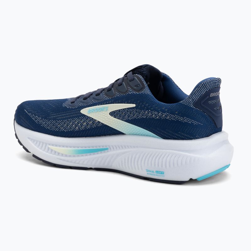 Кросівки для бігу жіночі Brooks Ghost 17 navy/green/turquoise 3