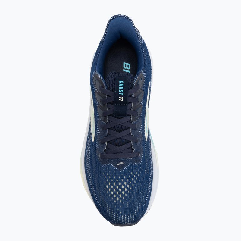 Кросівки для бігу жіночі Brooks Ghost 17 navy/green/turquoise 5