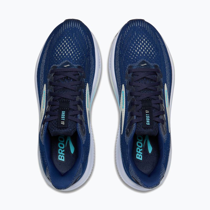 Кросівки для бігу жіночі Brooks Ghost 17 navy/green/turquoise 8