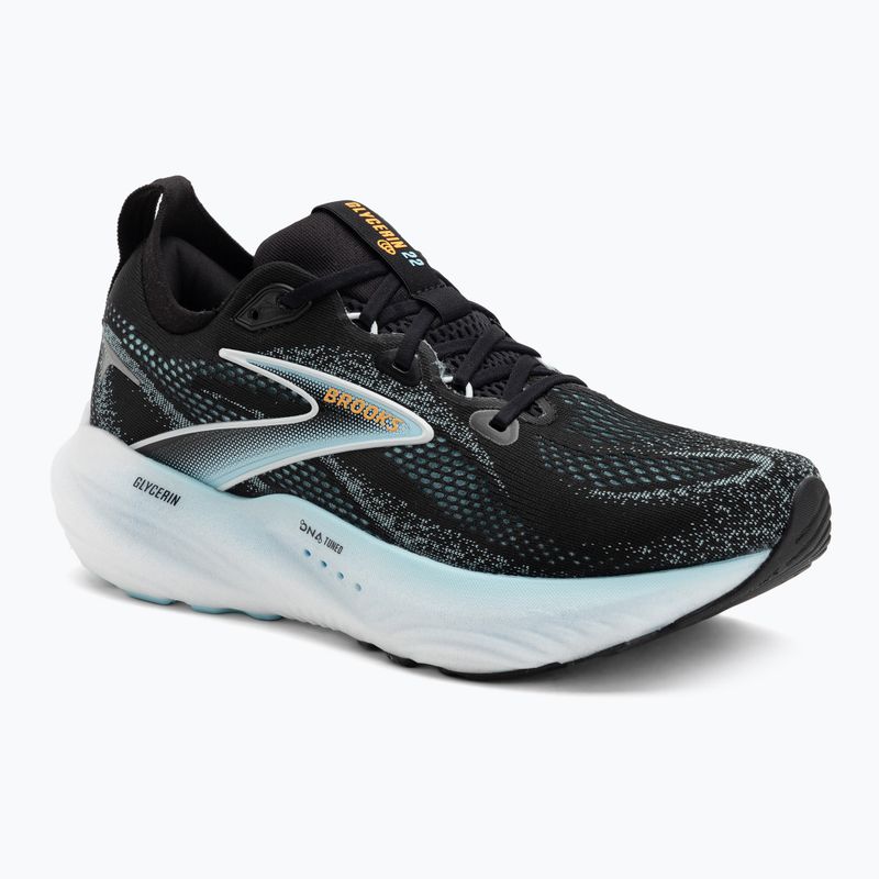 Кросівки для бігу чоловічі Brooks Glycerin 22 black/atomizer/blazing orange
