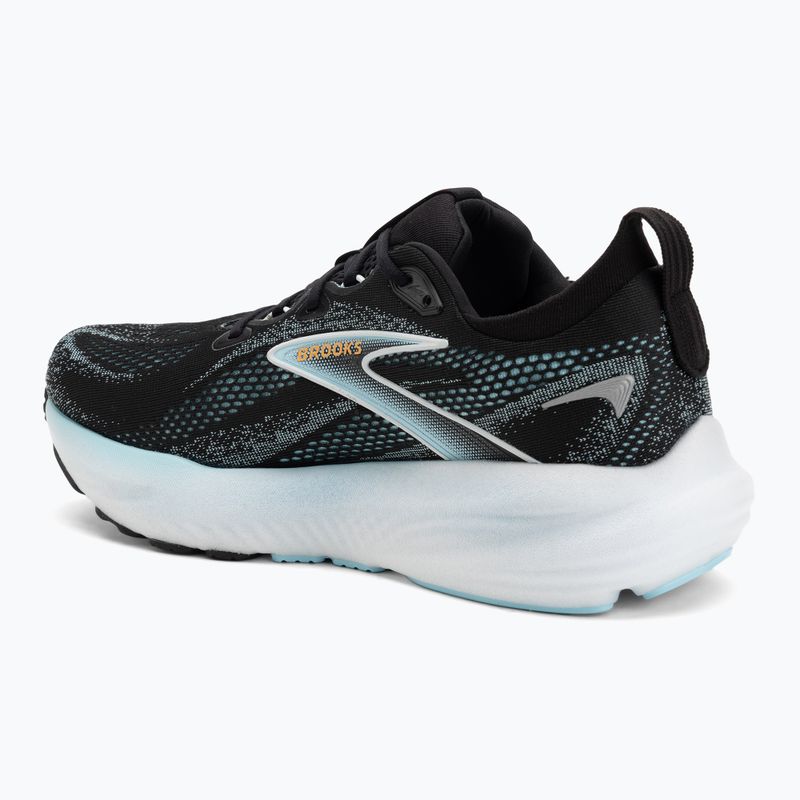 Кросівки для бігу чоловічі Brooks Glycerin 22 black/atomizer/blazing orange 3