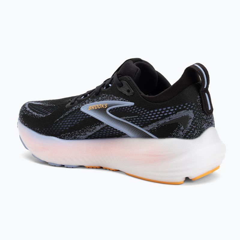 Кросівки для бігу жіночі Brooks Glycerin 22 black/blue heron/orange 3