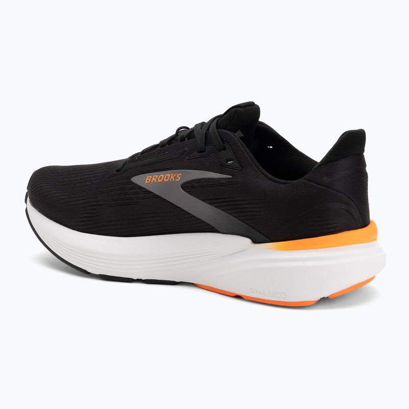 Кросівки для бігу чоловічі Brooks Revel 8 black/excalibur/orange 3